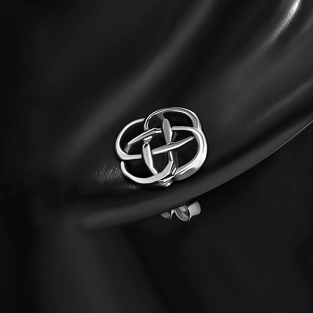 Celtic Knot Earrings - Quaternary Knot Studs