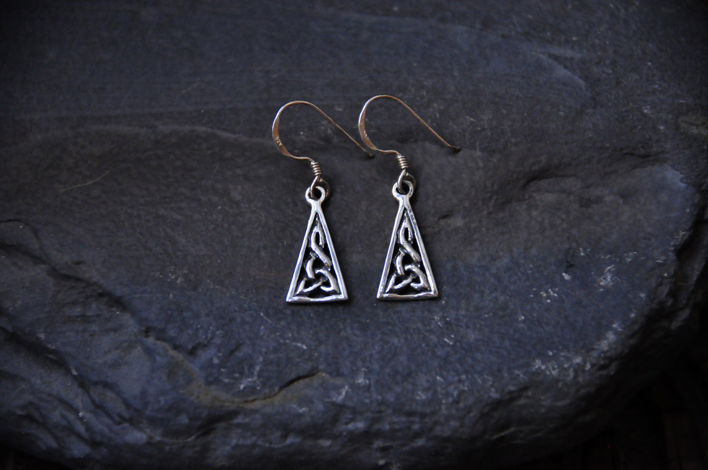 Celtic Knot Earrings - Mother-Daughter Knot in Frame