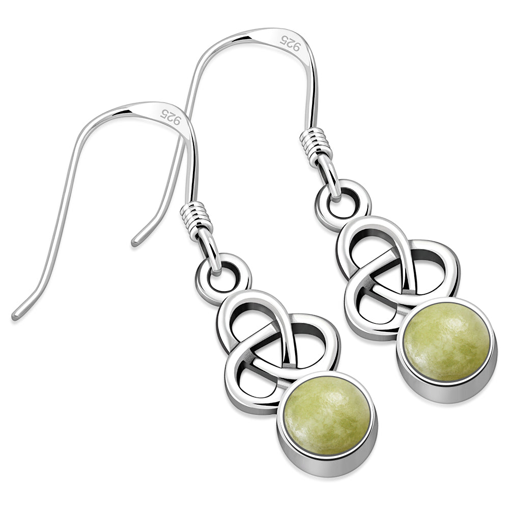 Scottish Marble Earrings - Rounded Trinity Drop