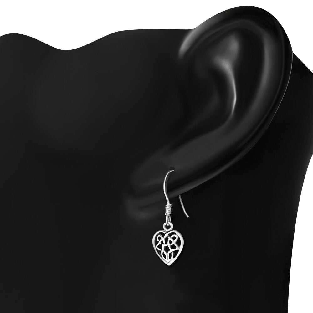 Celtic Knot Earrings - Heart Knot
