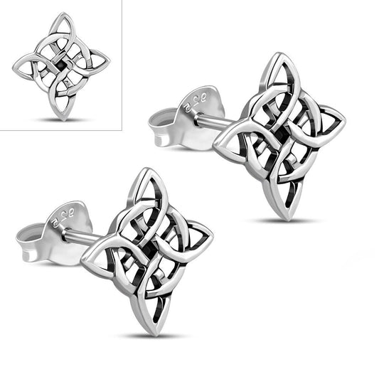 Celtic Knot Earrings - Celtic Compass Studs