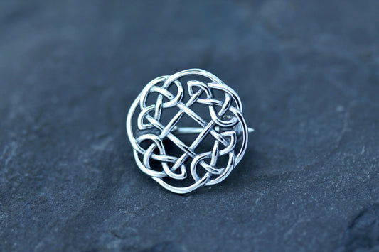 Celtic Knot Brooch - Celtic Wheel
