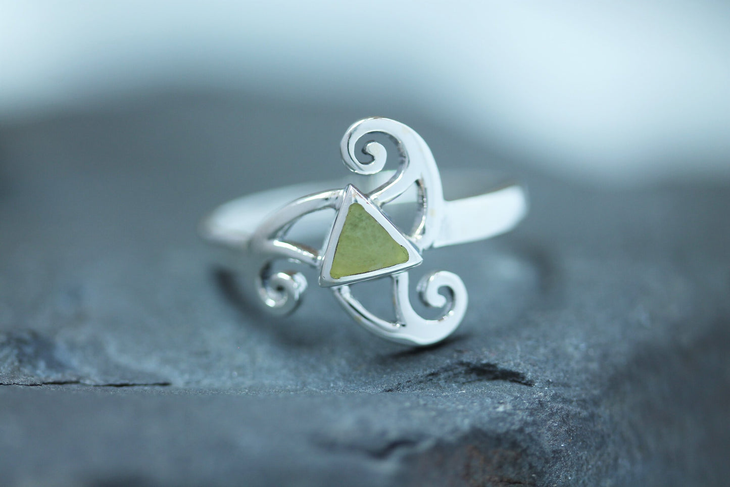 Scottish Marble Ring - Cosmic Orbit