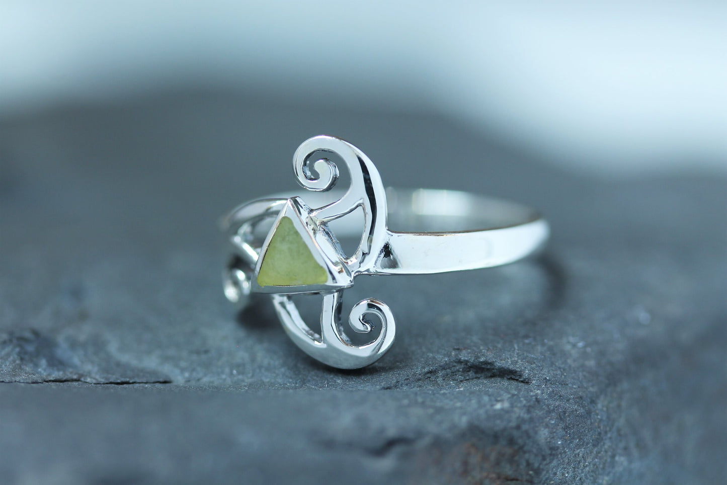 Scottish Marble Ring - Cosmic Orbit