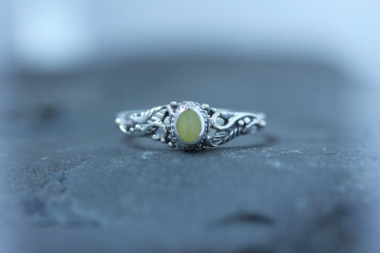 Scottish Marble Ring - Garden Scene