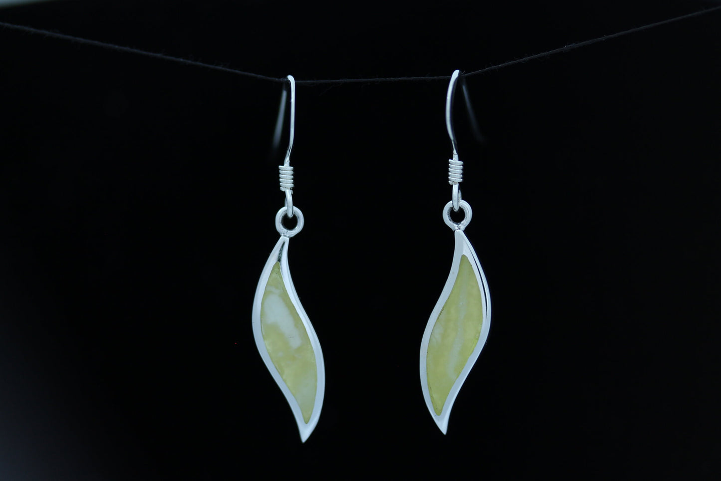 Scottish Marble Earrings - Brushstroke