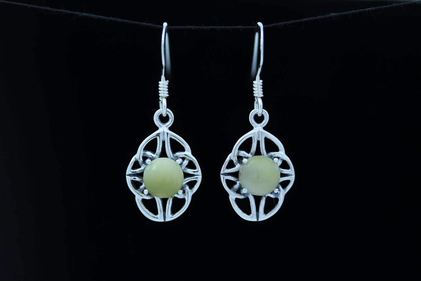 Scottish Marble Earrings - Four Seasons Knot