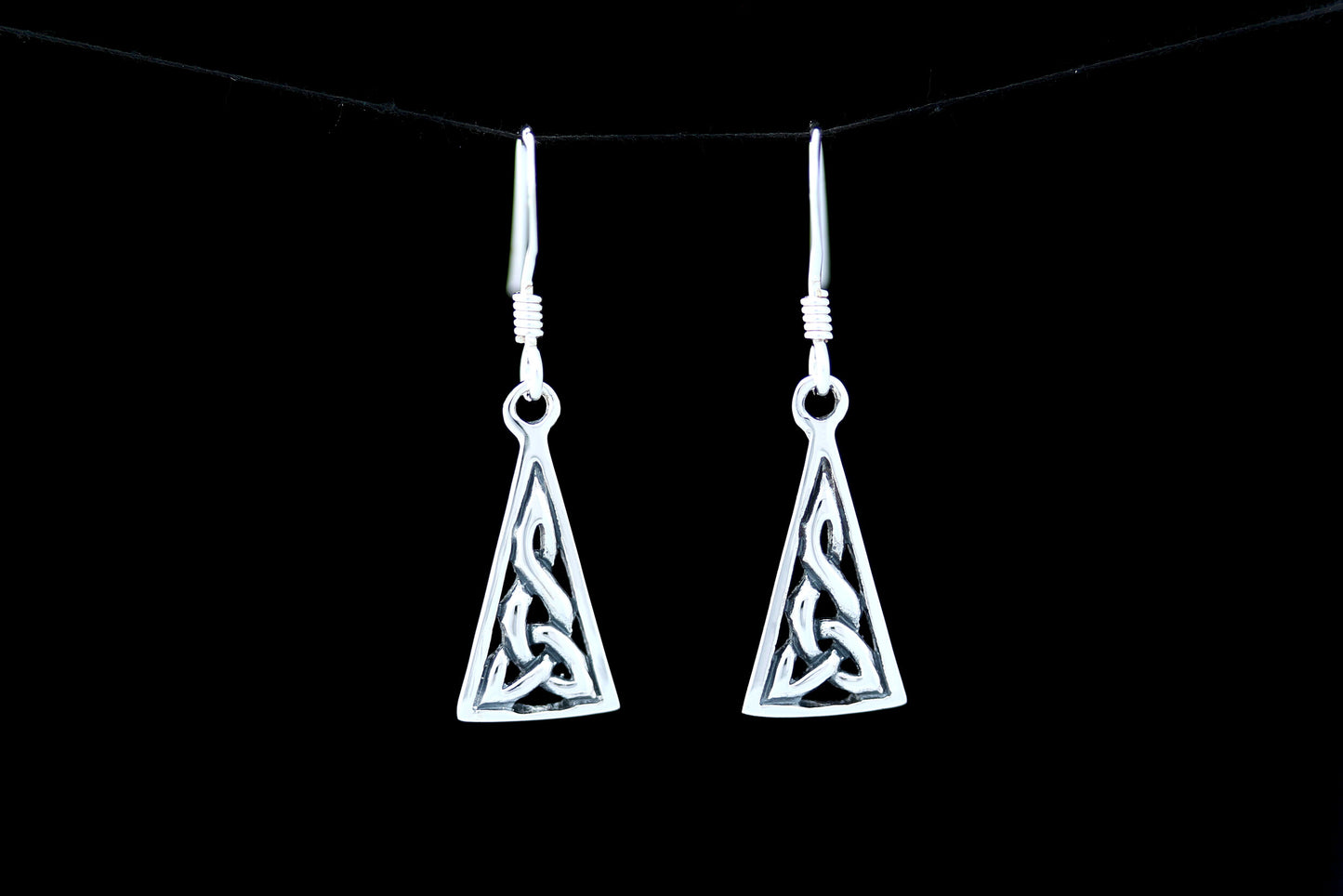 Celtic Knot Earrings - Mother-Daughter Knot in Frame
