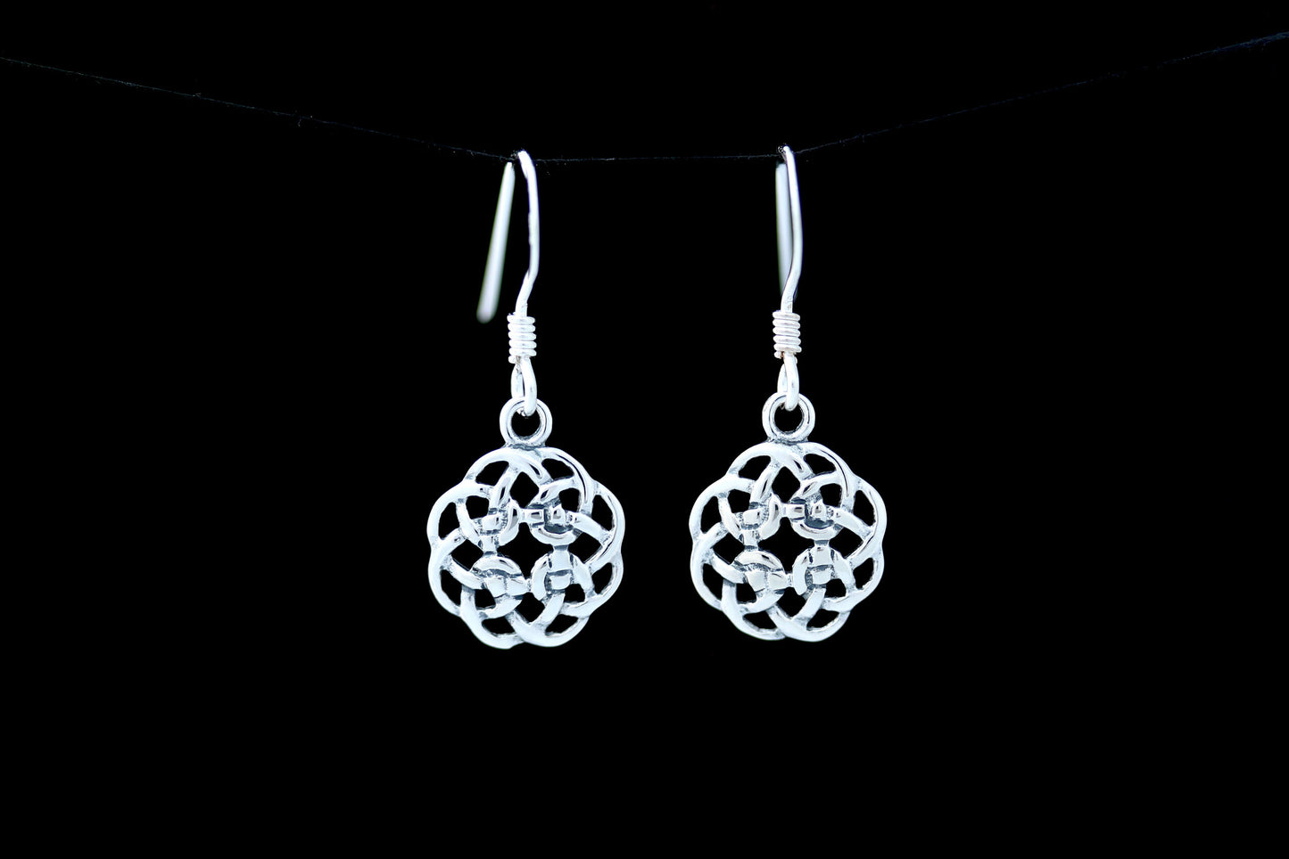 Celtic Knot Earrings - Four Elements in Infinite Flow