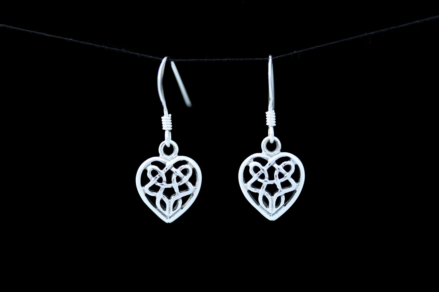 Celtic Knot Earrings - Heart Knot