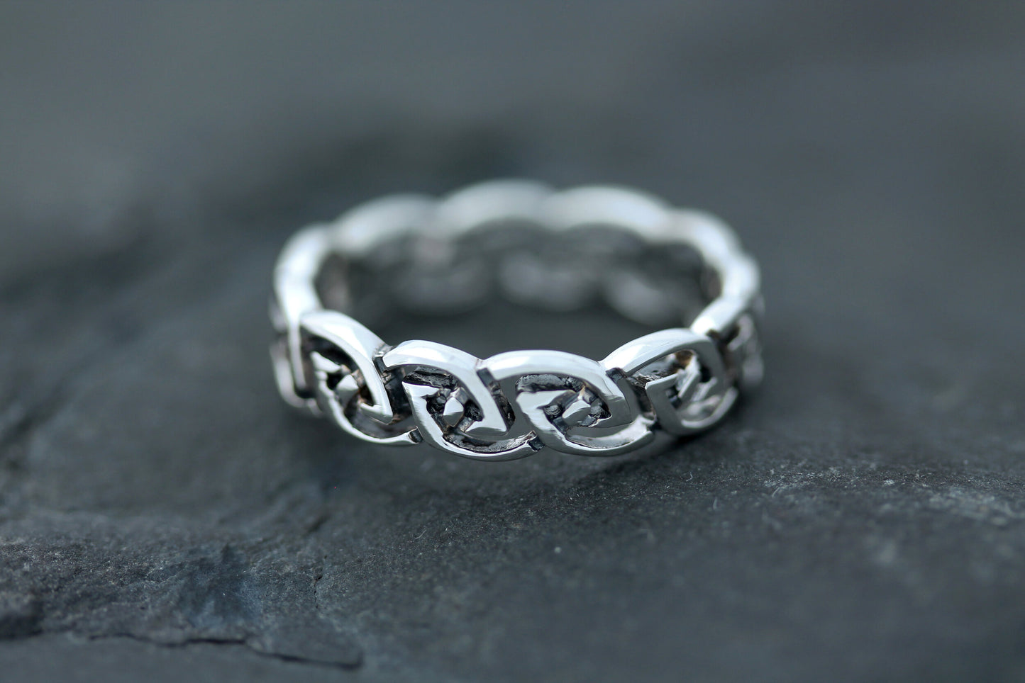 Celtic Knot Ring - Figure of 8 Pictish Knot