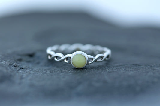 Scottish Marble Ring - Infinity Band
