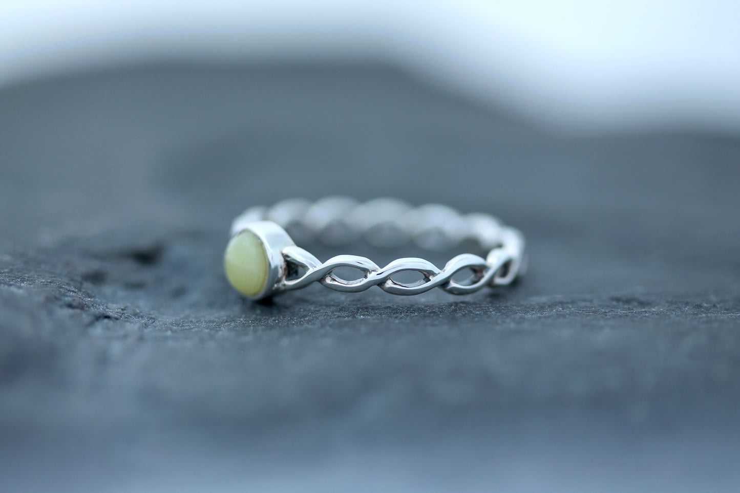 Scottish Marble Ring - Infinity Band