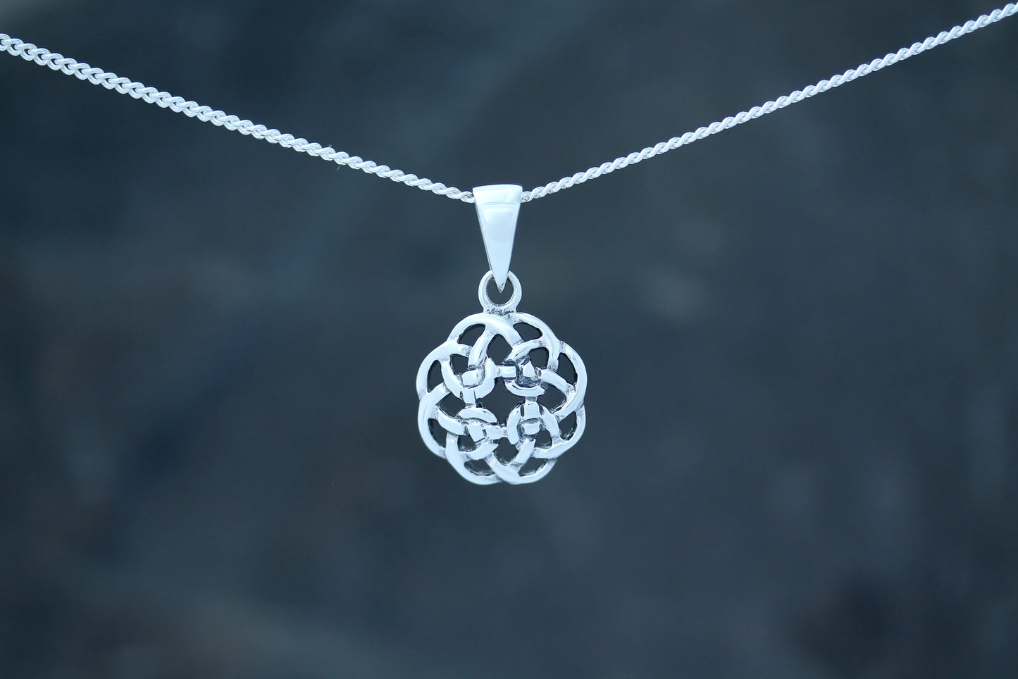 Celtic Knot Pendant - Four Elements in Infinite Flow
