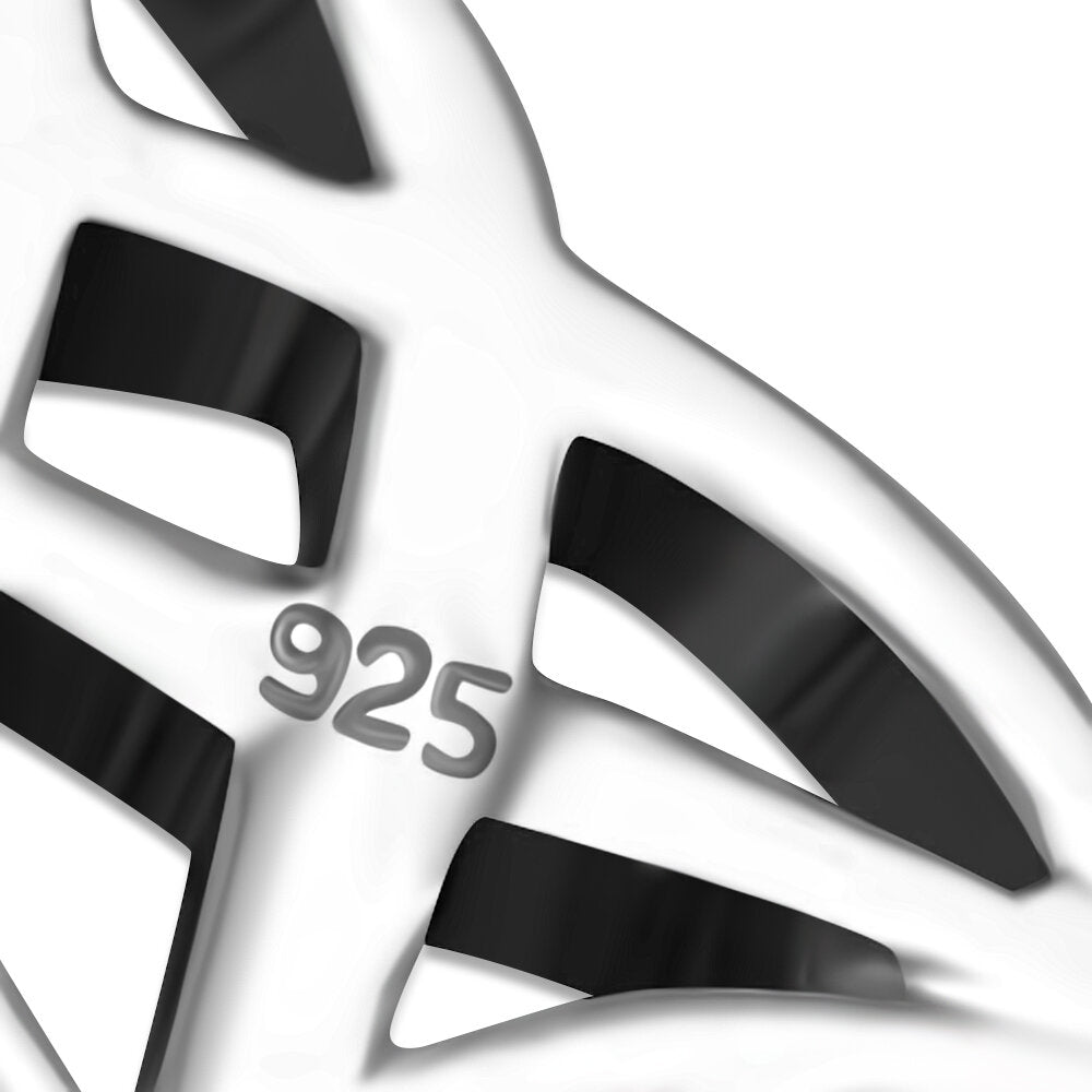 Celtic Stone Pendant- Tapered Knot with Moonstone