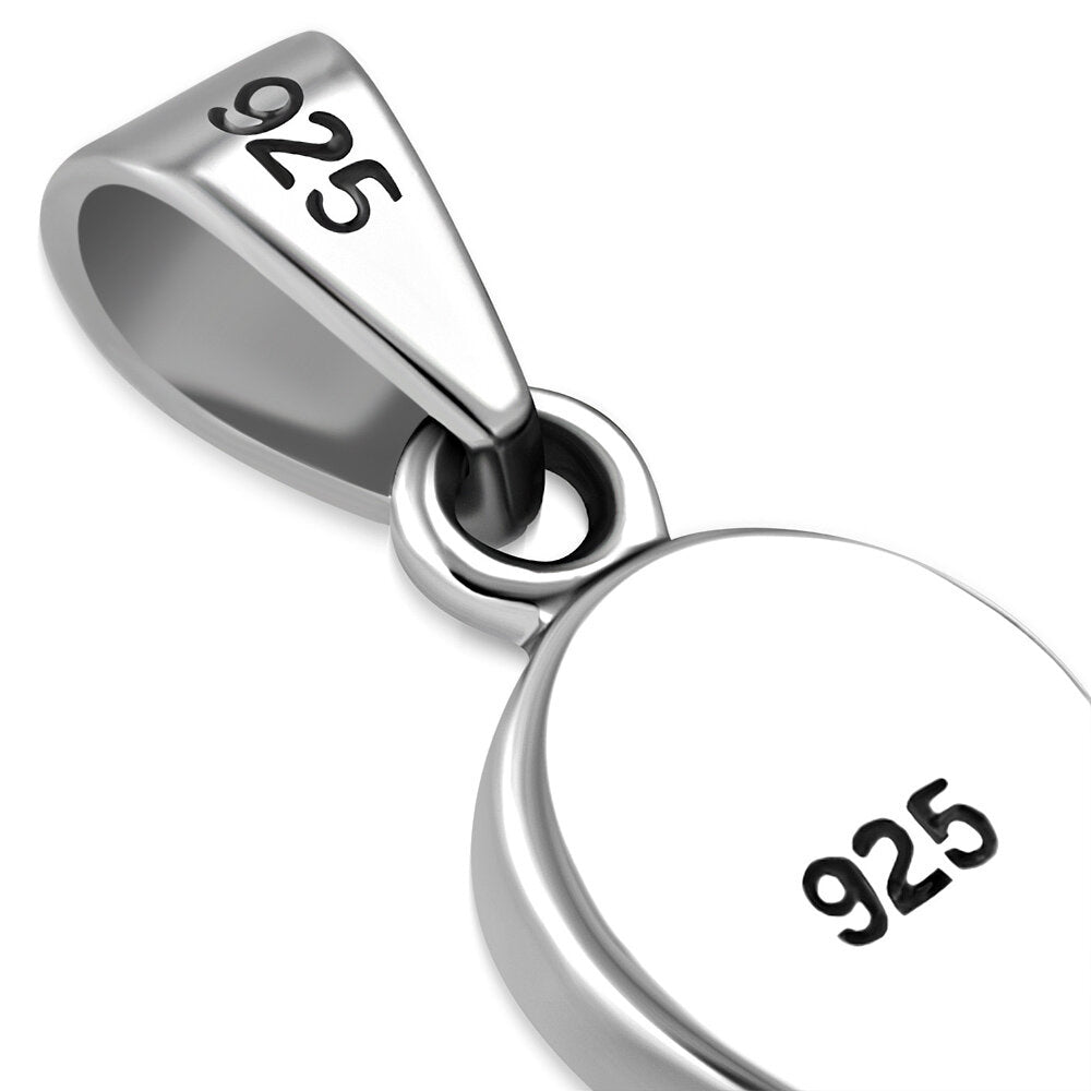 Contemporary Stone Pendant- Wee Drop with Black Onyx