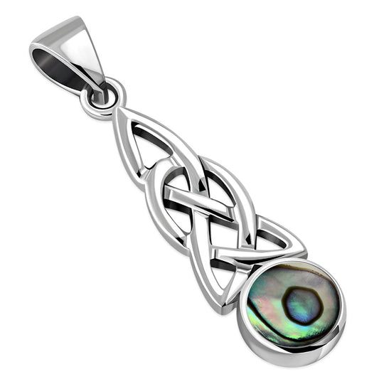 Abalone Pendant - Extended Trinity Knot