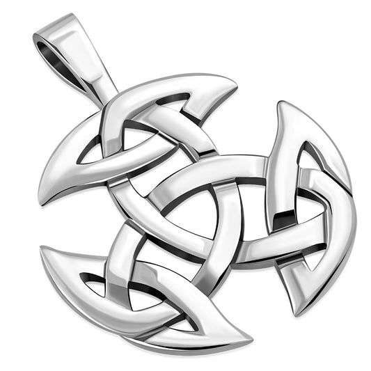 Celtic Knot Pendant - Three Worlds Interlocked