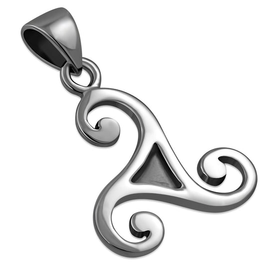 Triskele Pendant - Triskele with Triangle