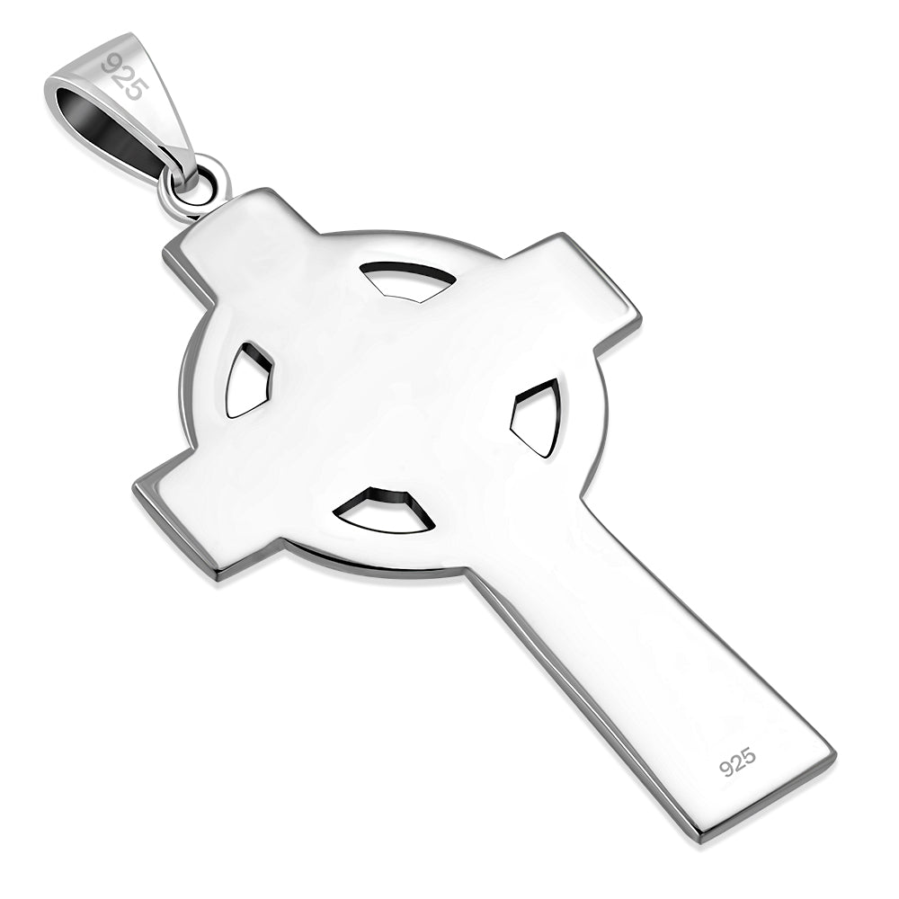 Celtic Cross Pendant - Ornamental High Cross