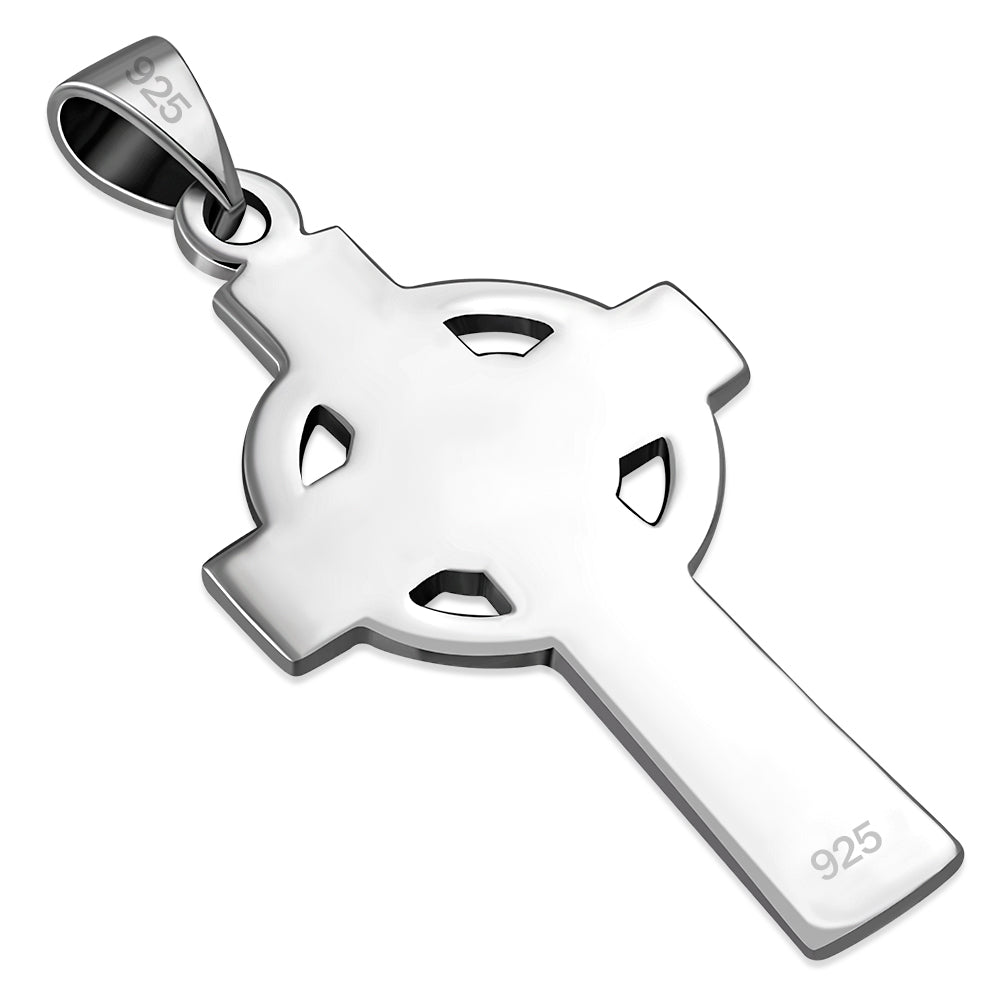 Celtic Cross Pendant - Ornamental High Cross