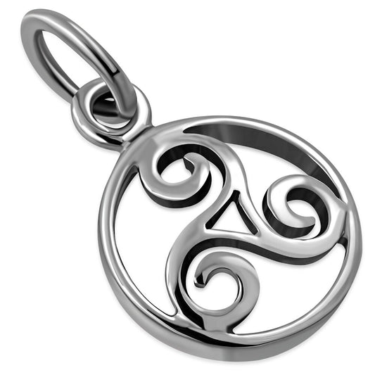Triskele Pendant - Cosmic Flow