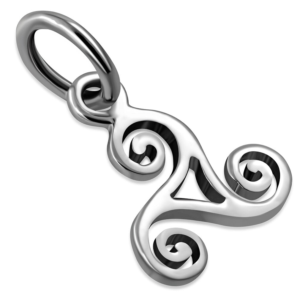 Triskele Pendant-  Wee Triple Spiral