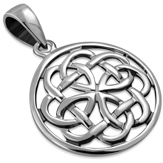 Celtic Knot Pendant - Looped Flower Knot
