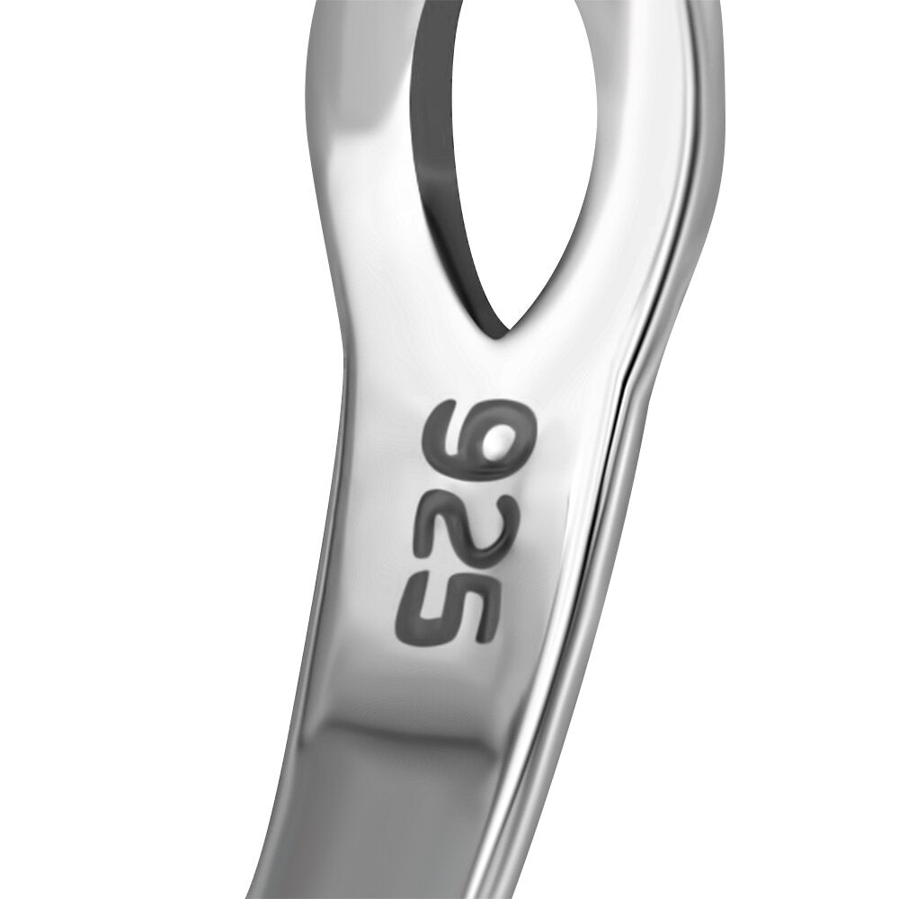 Celtic Stone Ring- Broad Triquetra with Red Garnet