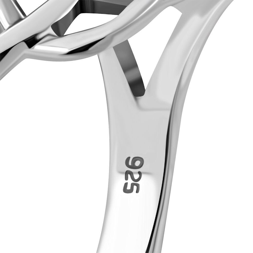 Celtic Stone Ring- Celtic Flower with Moonstone