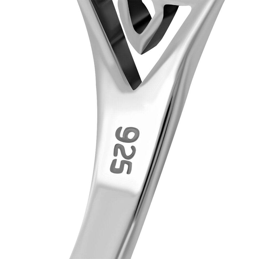 Celtic Stone Ring- Sailor Knot with Amethyst