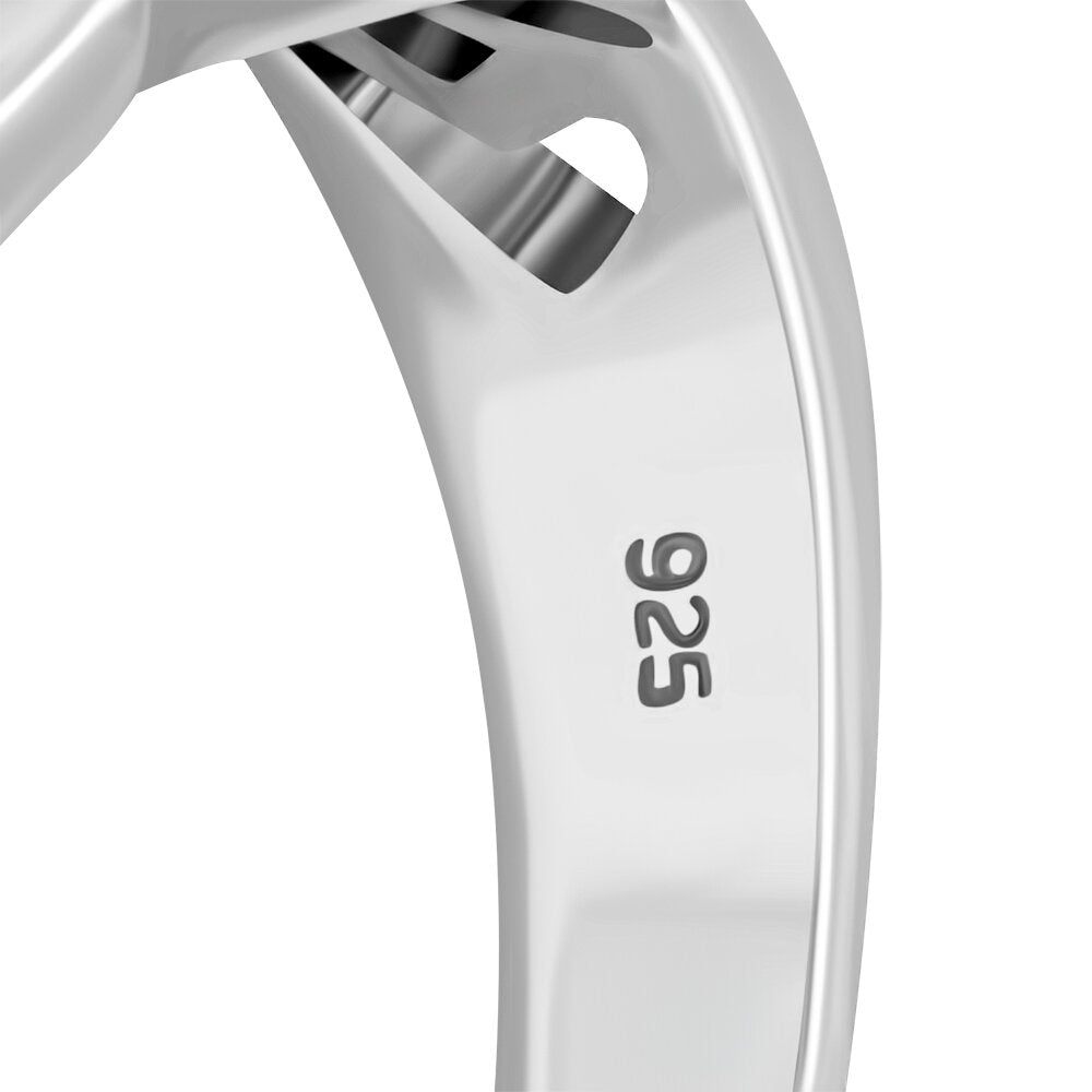 Celtic Stone Ring- Celtic Clasp with Moonstone