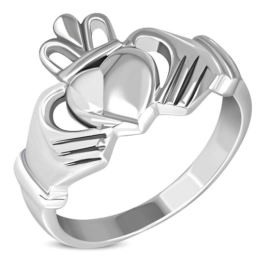 Claddagh Ring - Open Crown