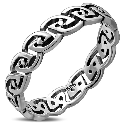 Celtic Knot Ring - Figure of 8 Pictish Knot
