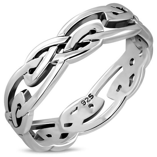 Celtic Knot Ring - Intricate Infinity