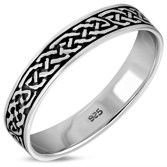 Celtic Knot Band - Vintage Celtic Loop