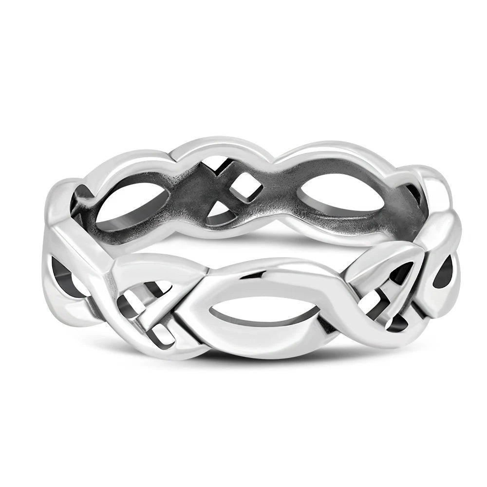 Celtic Knot Ring- Spacious Rope Band