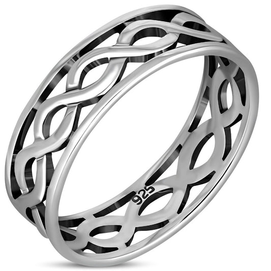 Celtic Knot Ring - Simple Loop in Frame
