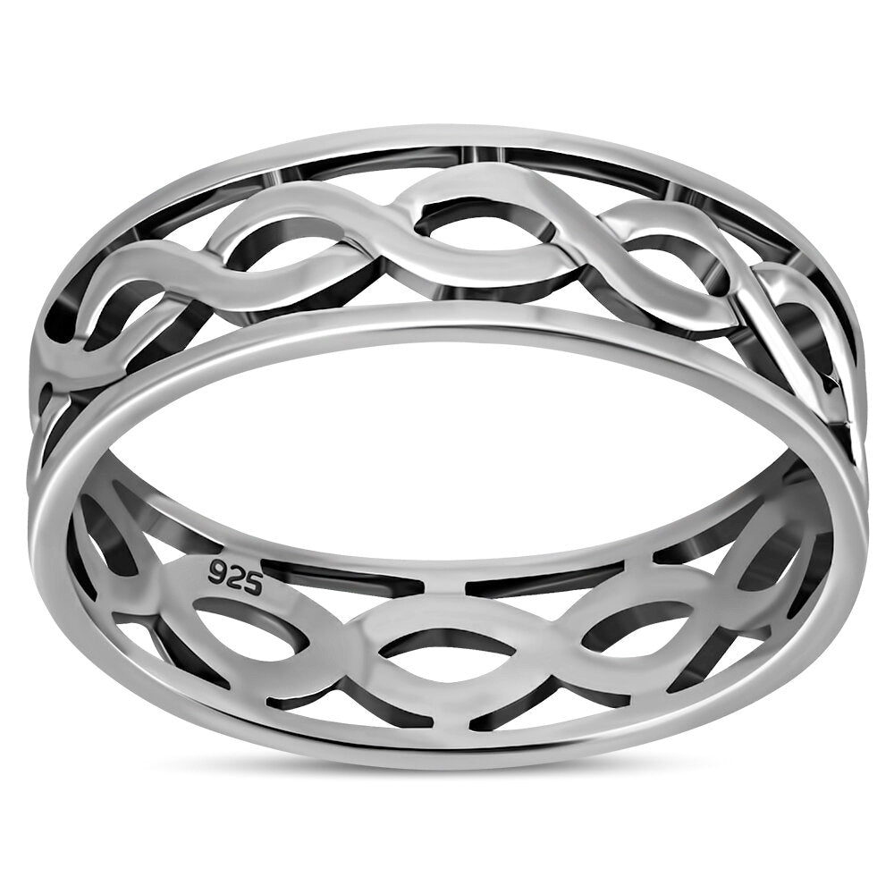 Celtic Knot Ring - Simple Loop in Frame