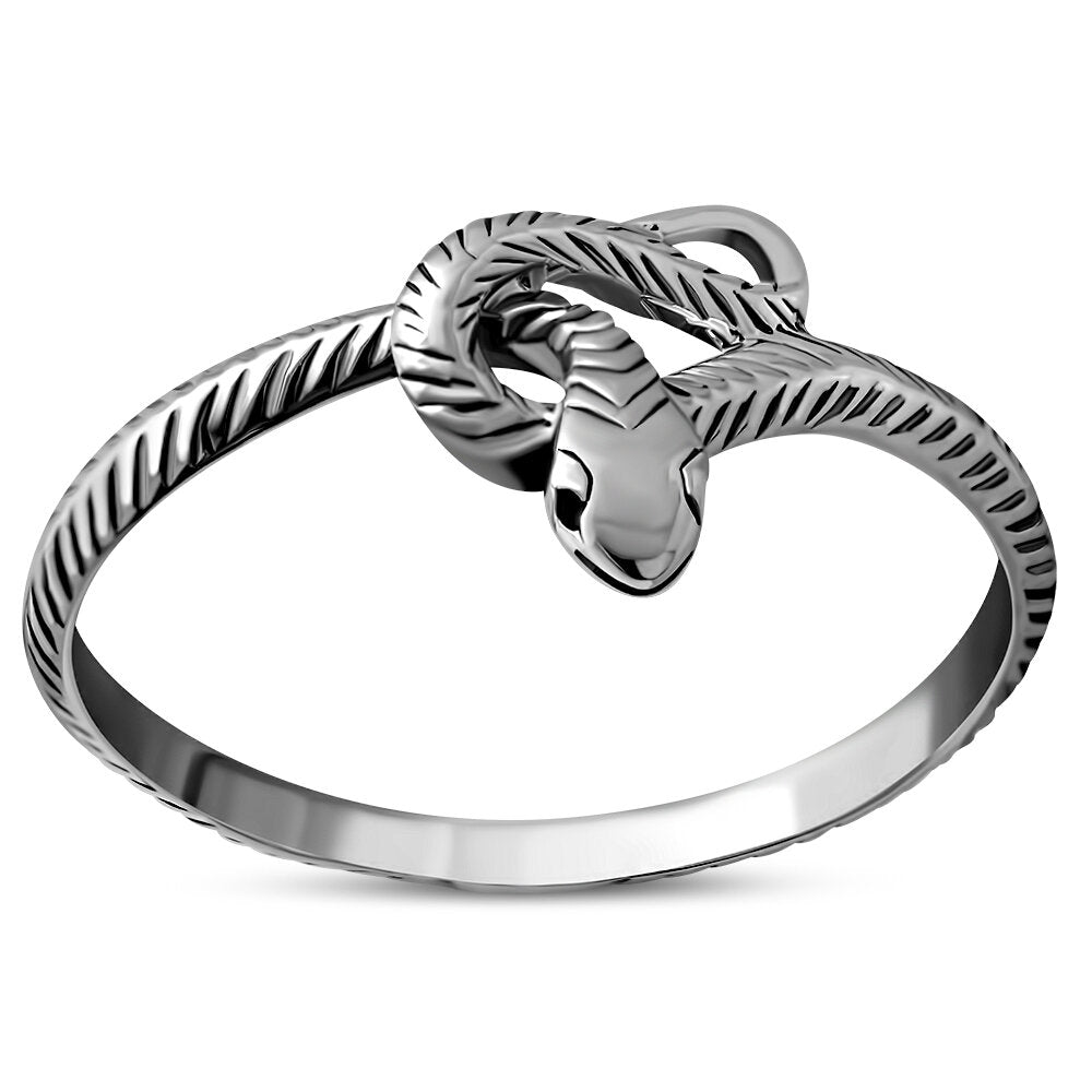 Contemporary Ring- Snake Twist