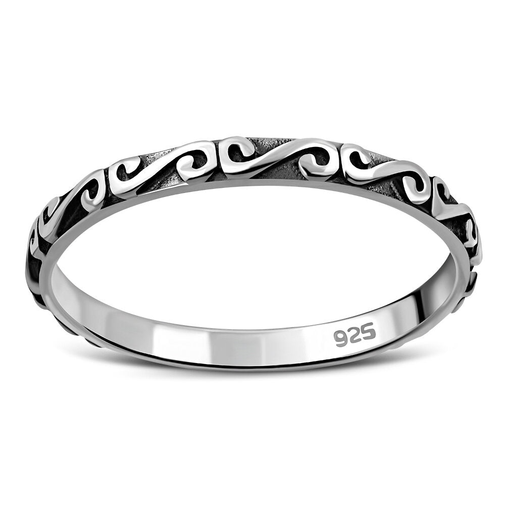 Celtic Knot Ring - Swirl Band