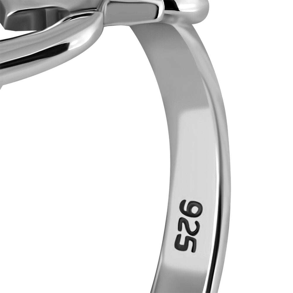 Celtic Knot Ring-Knotted Diamond