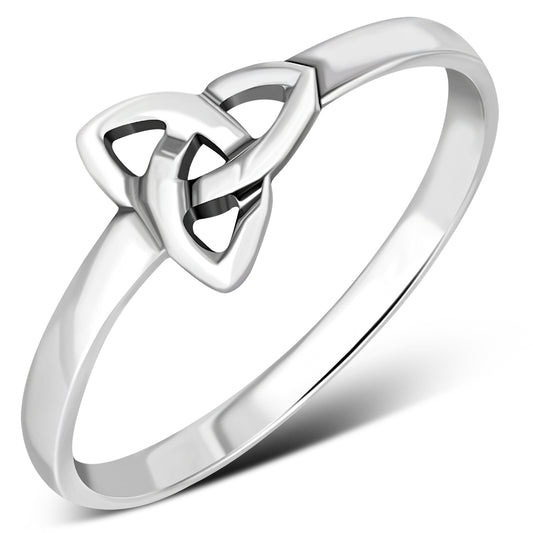 Triquetra Ring - Thin Simple Balance (Thick Band)