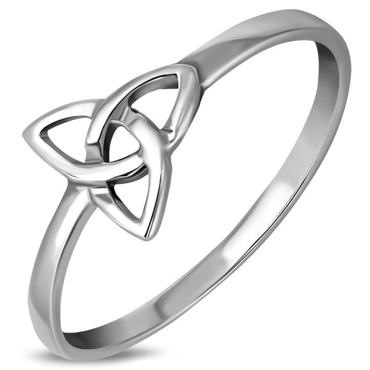 Triquetra Ring - Thin Simple Balance (Small)